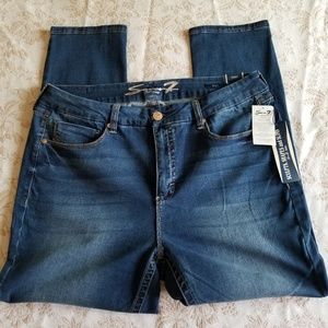 Seven7 Plus Size Skinny Leg Denim Jeans